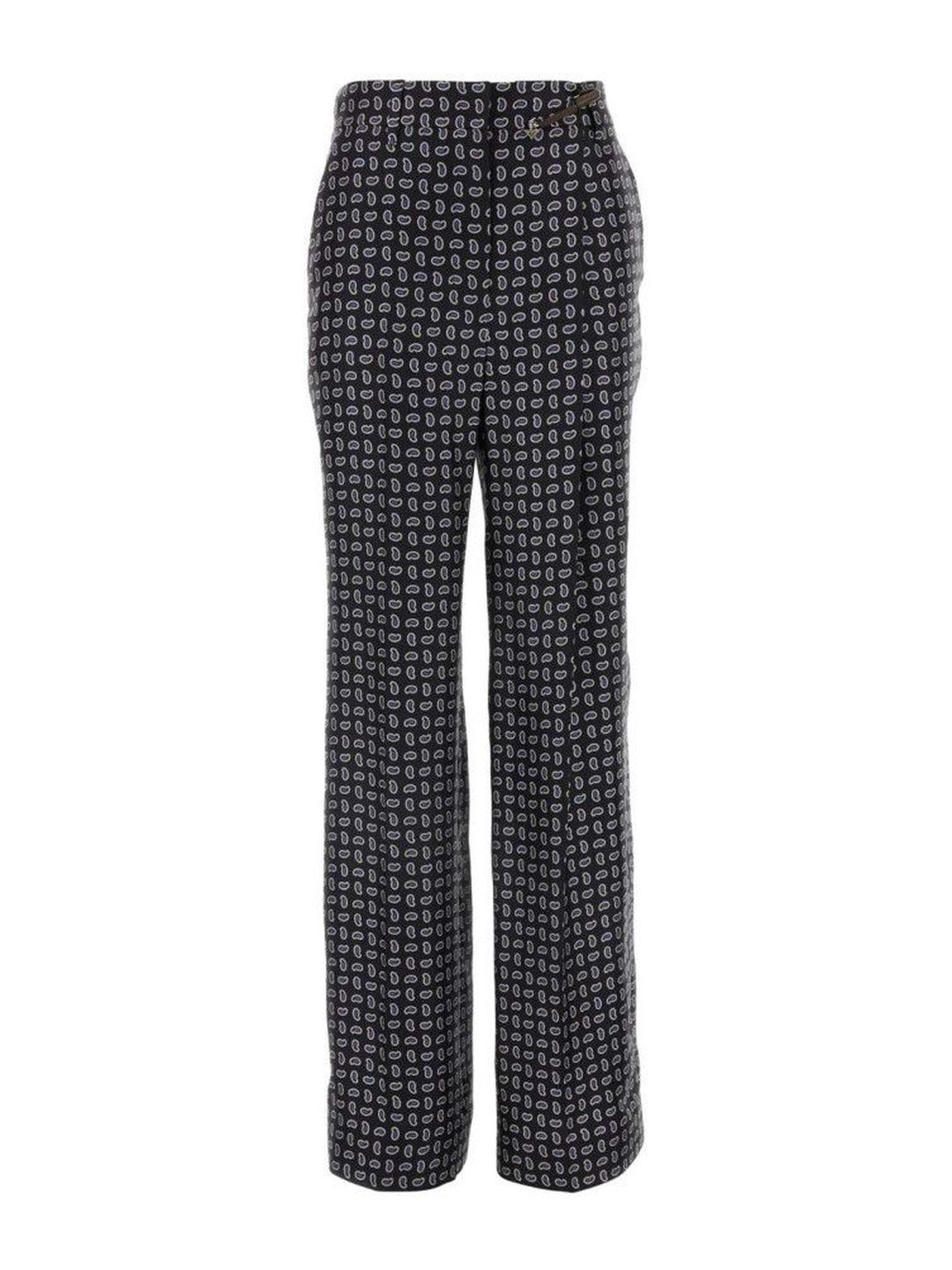 prada Black Printed Straight Fit pant-picture-54
