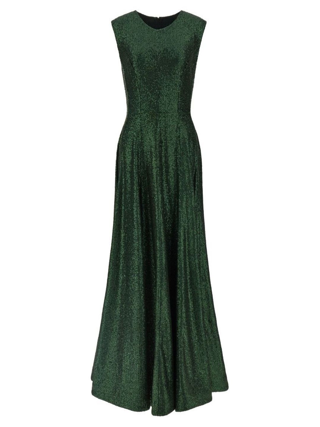 Norma Kamali Green Grace Dress-image-1