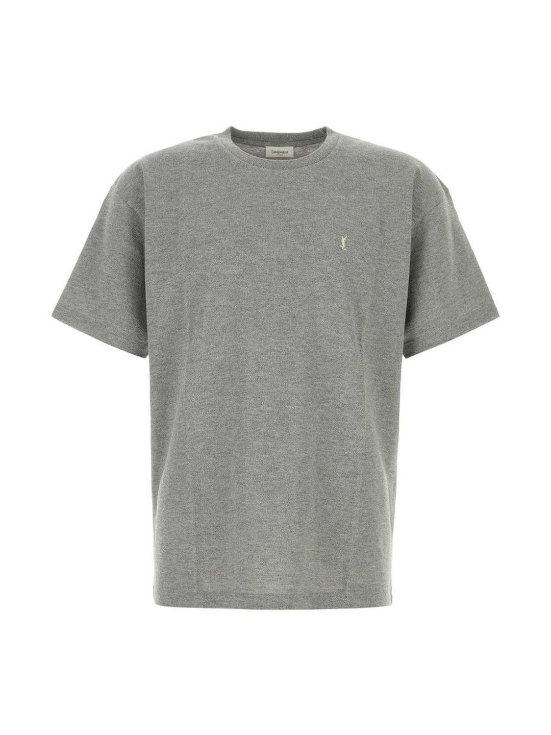 saint laurent Grey Logo T-Shirt-picture-23