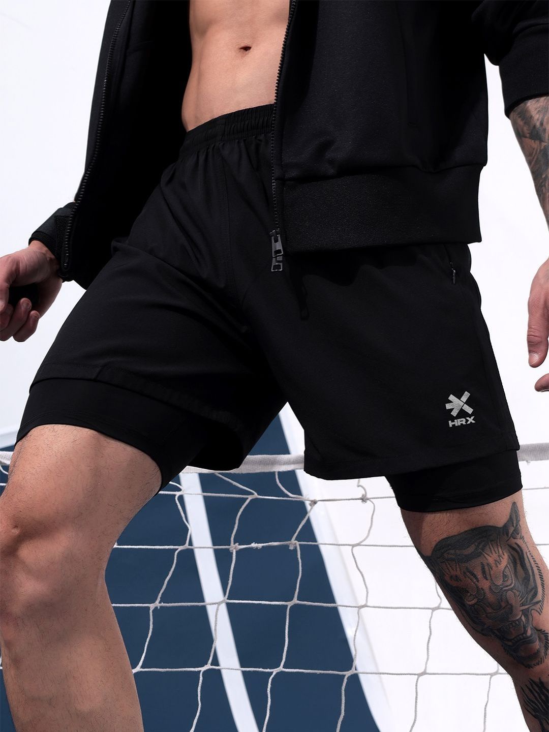 HRX by Hrithik Roshan Men Training or Gym Sports Shorts-picture-16