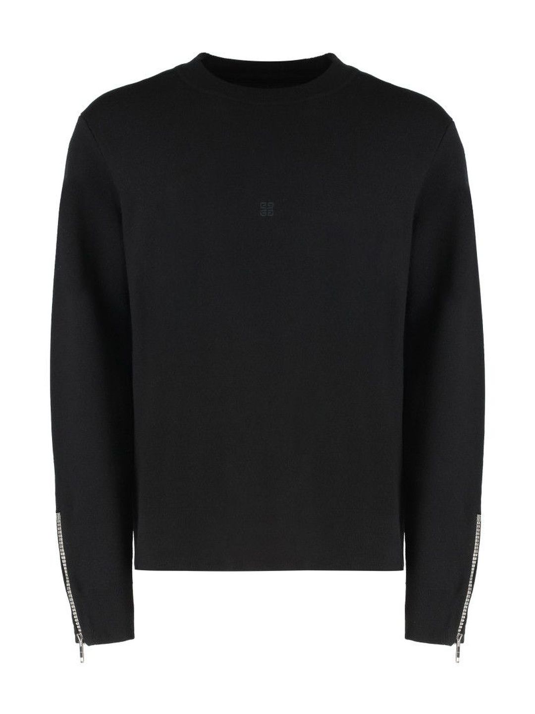 givenchy Black Crew Neck Logo Sweater-picture-27