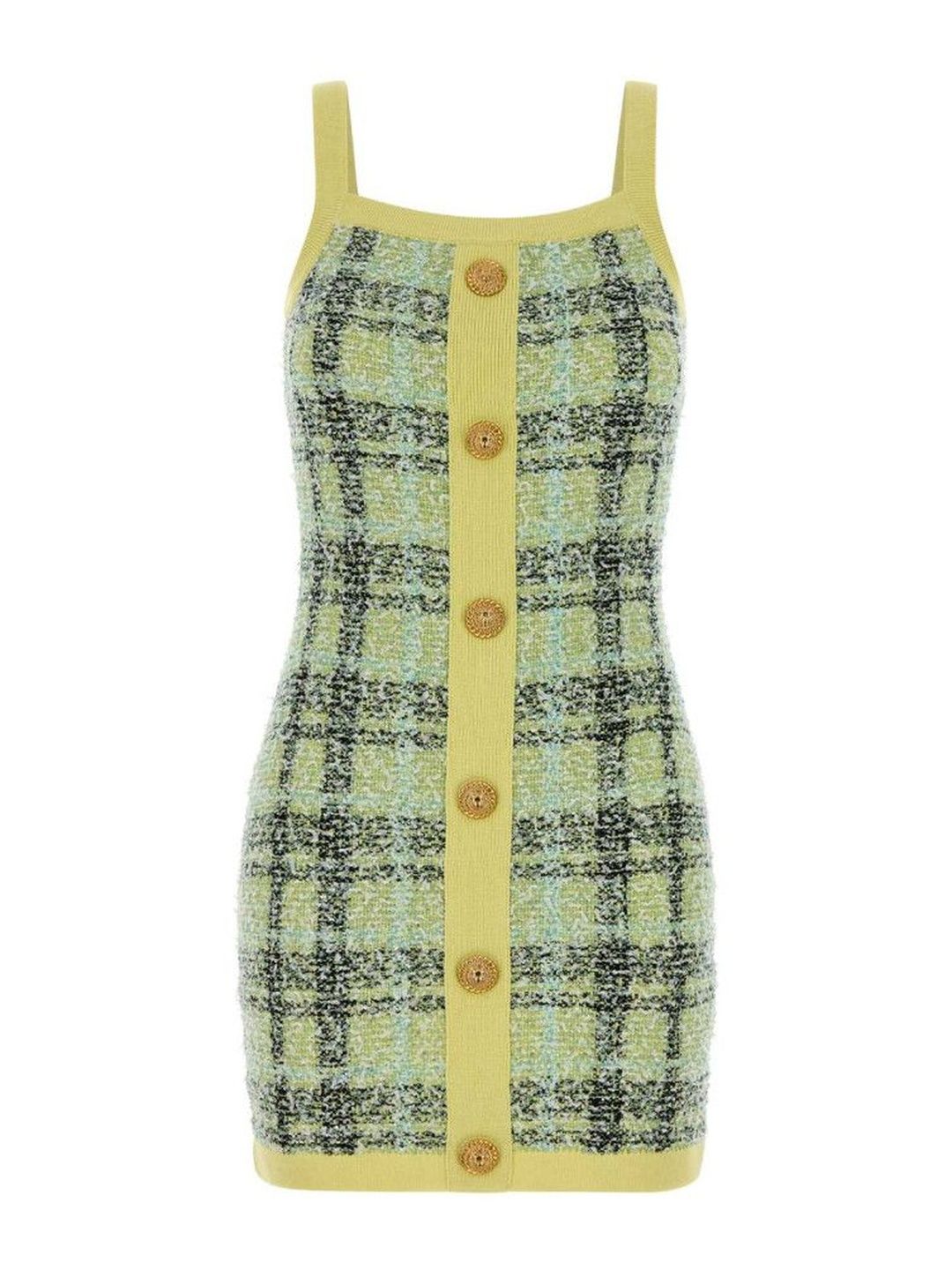Balmain Women Cotton Dresses-picture-17