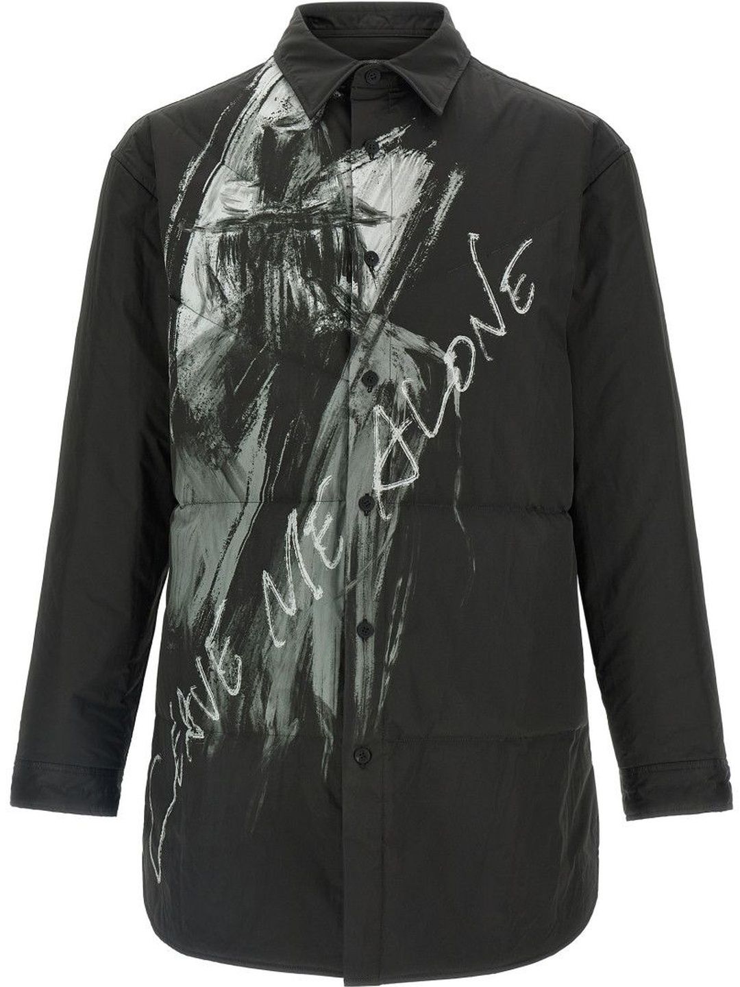 Yohji Yamamoto Men Black Padded Overshirt-picture-15