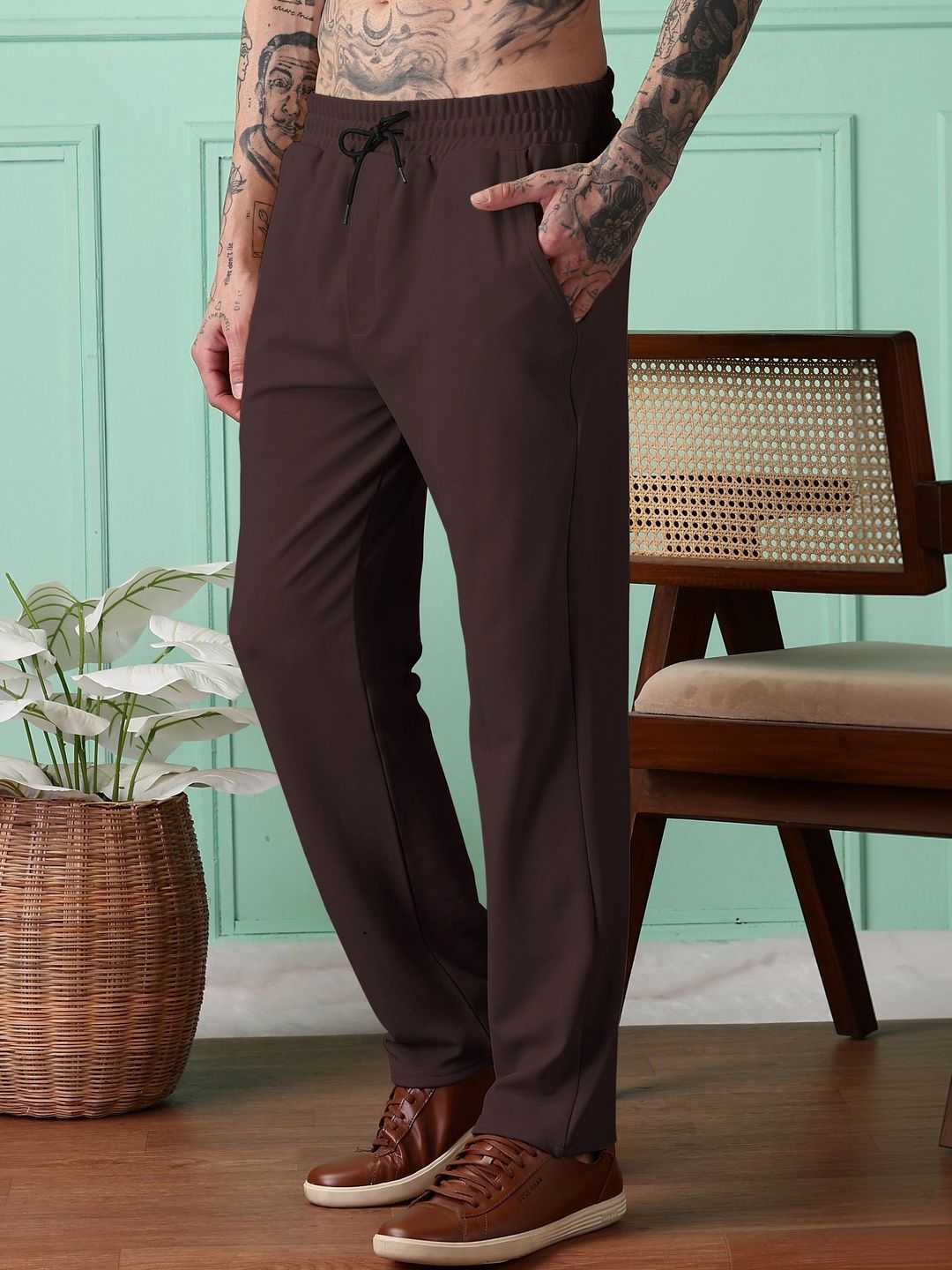 R.Code by The Roadster Life Co. Men Regular Fit Track Pants