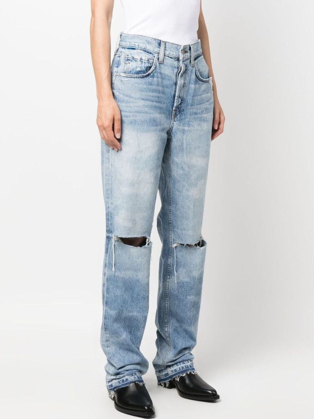 cotton citizen Blue Relaxed Fit Denim Jeans-picture-10