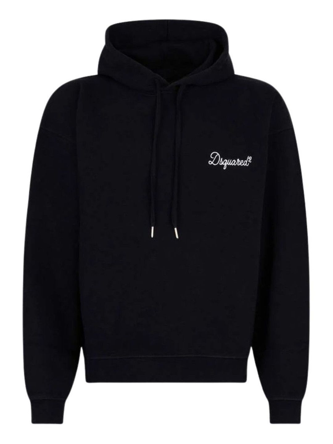dsquared2 Black Cotton Hoodie-picture-45