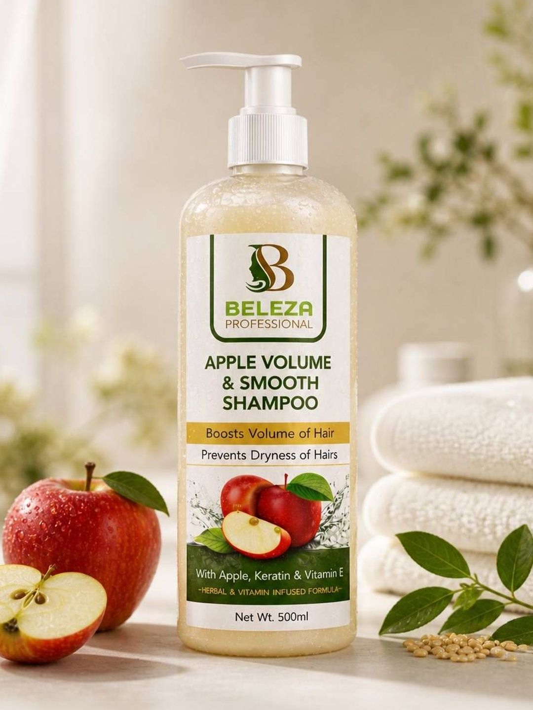 Beleza Professional Apple Volume Shampoo - 500 ml-image-30