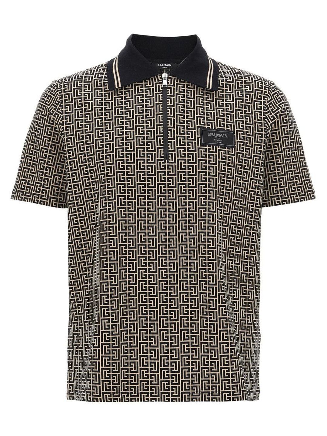 balmain BlackWhite PB polo shirt-picture-22