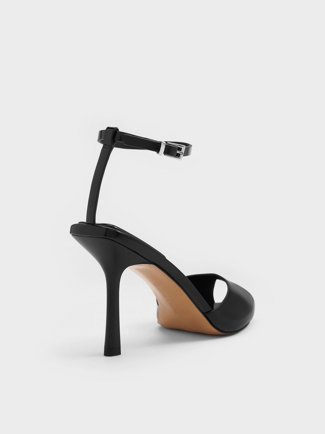 CHARLES & KEITH PU Party Stiletto Sandals-image-35