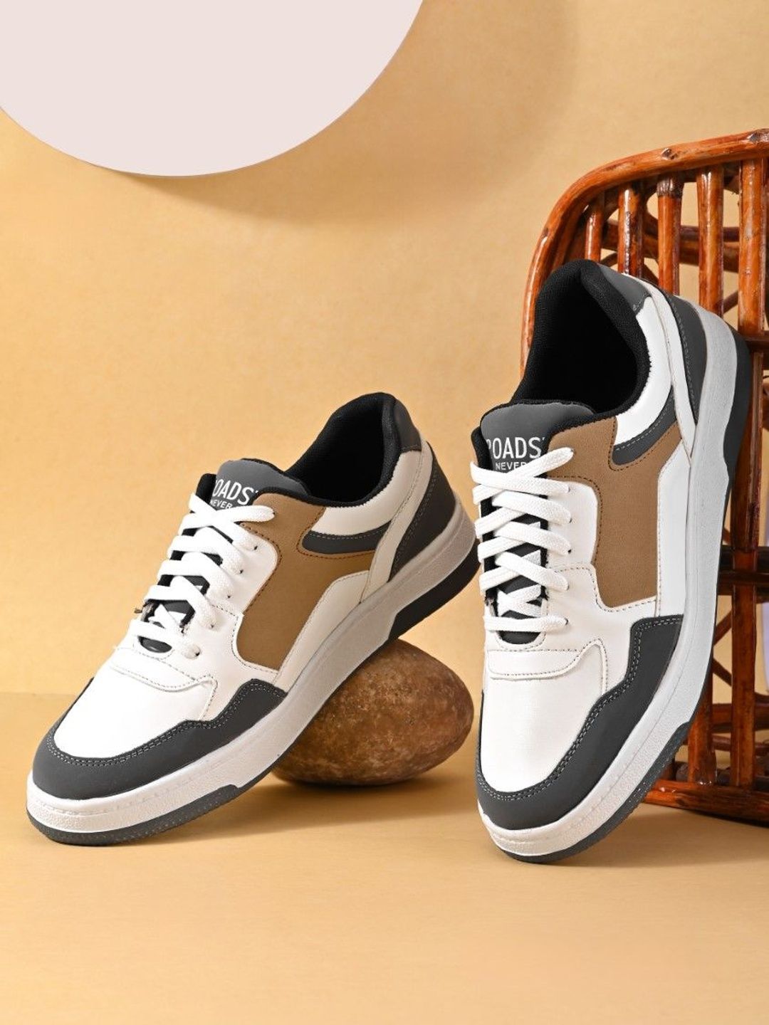 The Roadster Lifestyle Co Men Round Toe Sneakers Casual Shoes-picture-52
