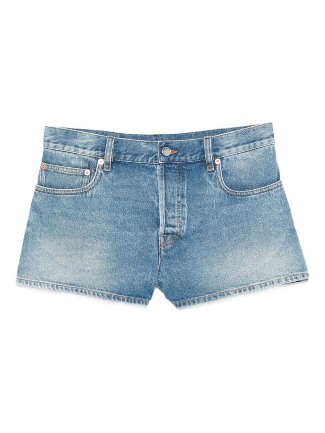 Blue Denim Shorts-image-2