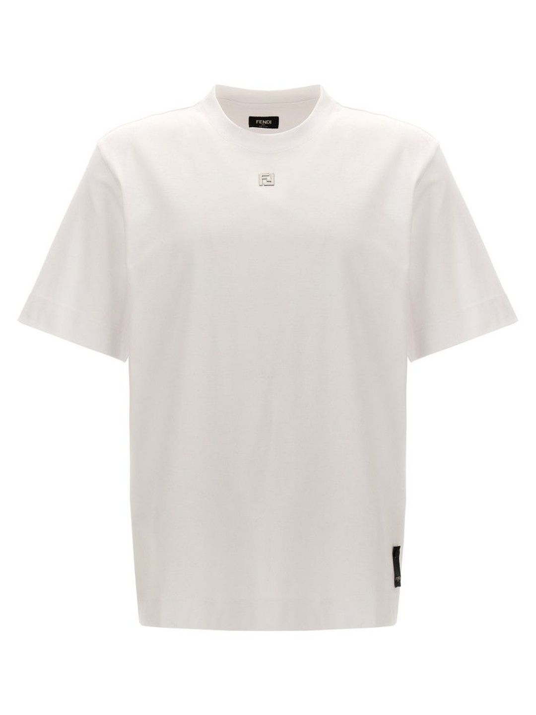 fendi White Crew Neck T-Shirt-picture-15