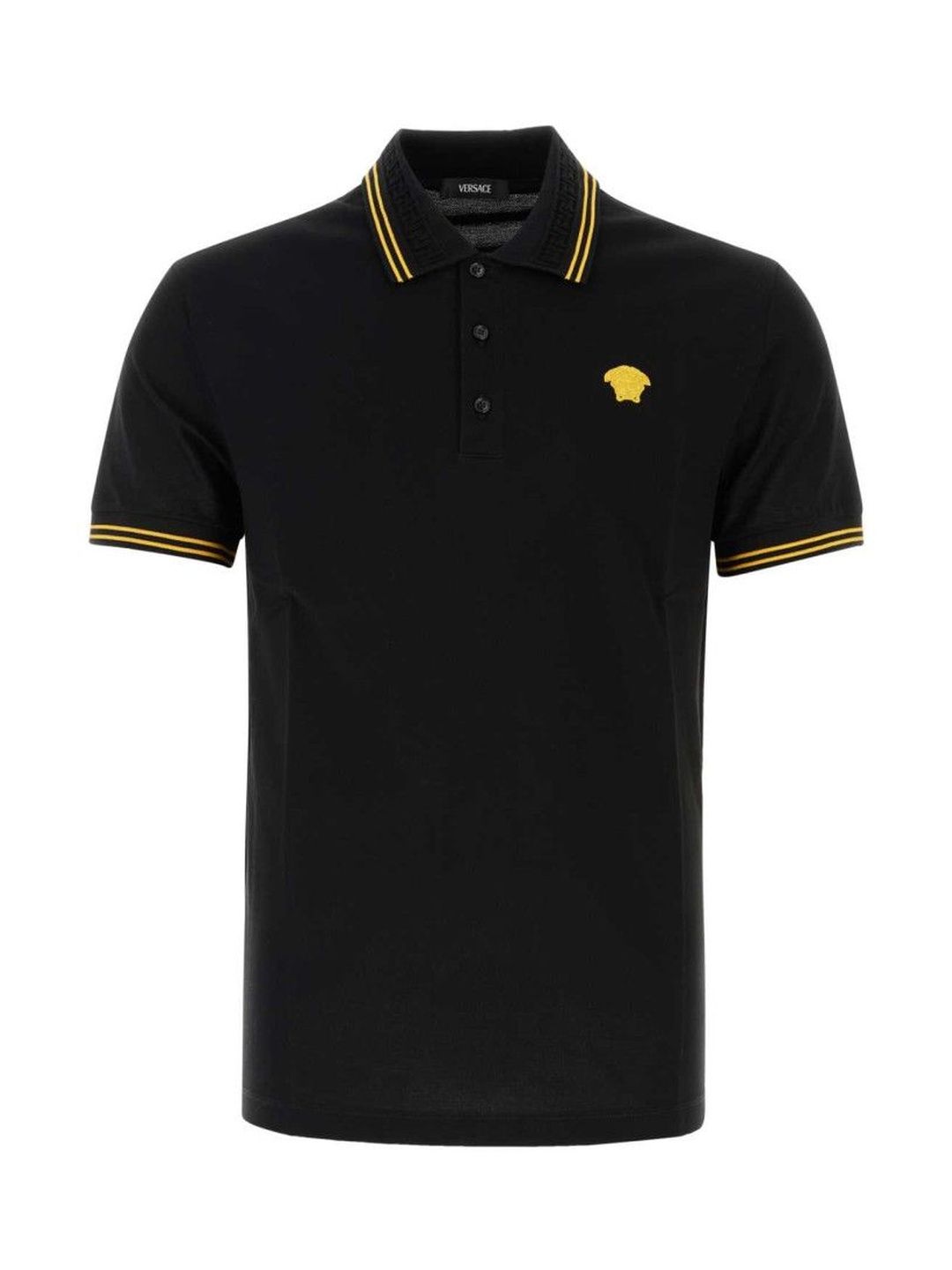 Black embroidered Polo-image-12