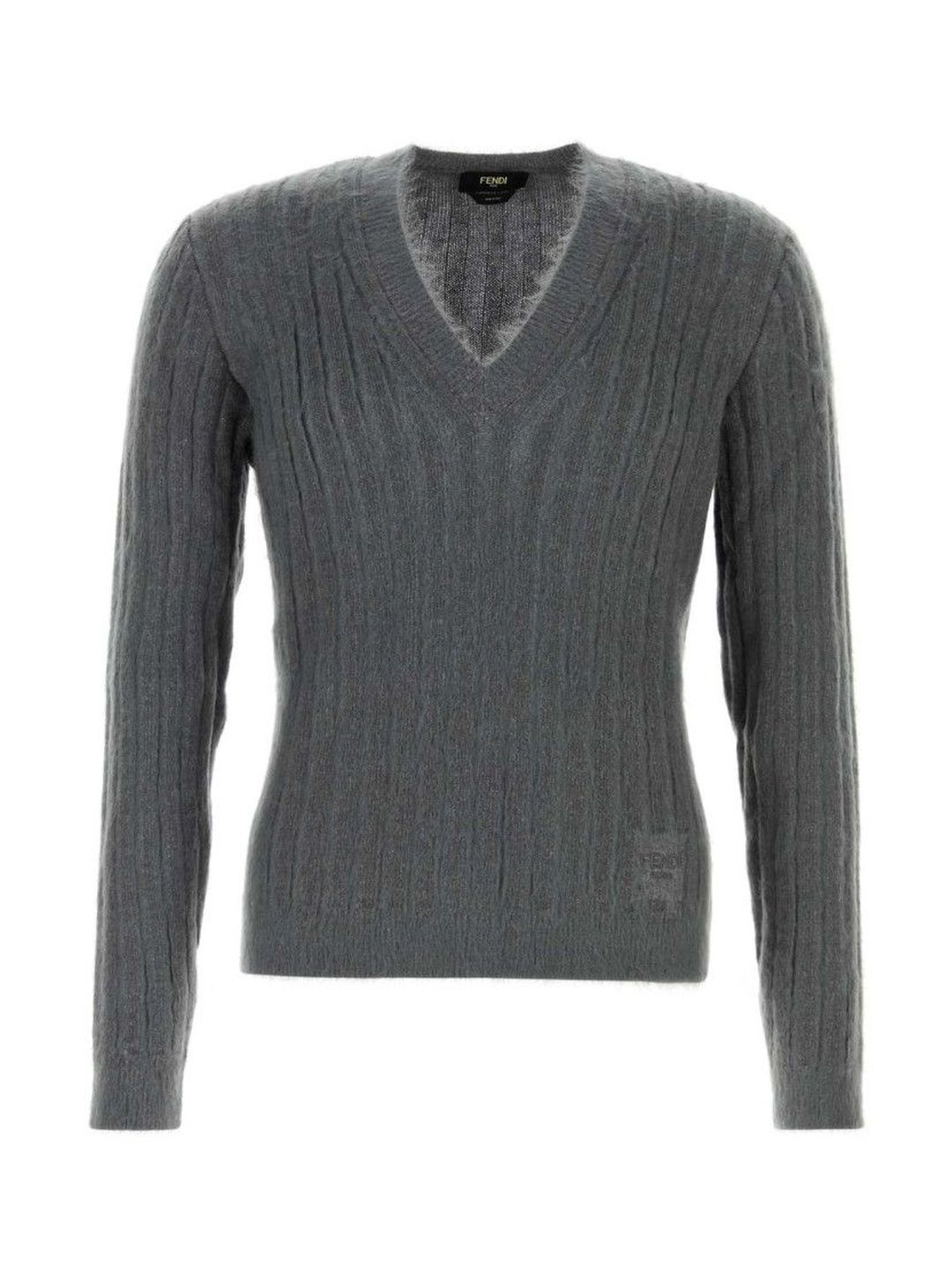 fendi Grey Wool Sweater-picture-24