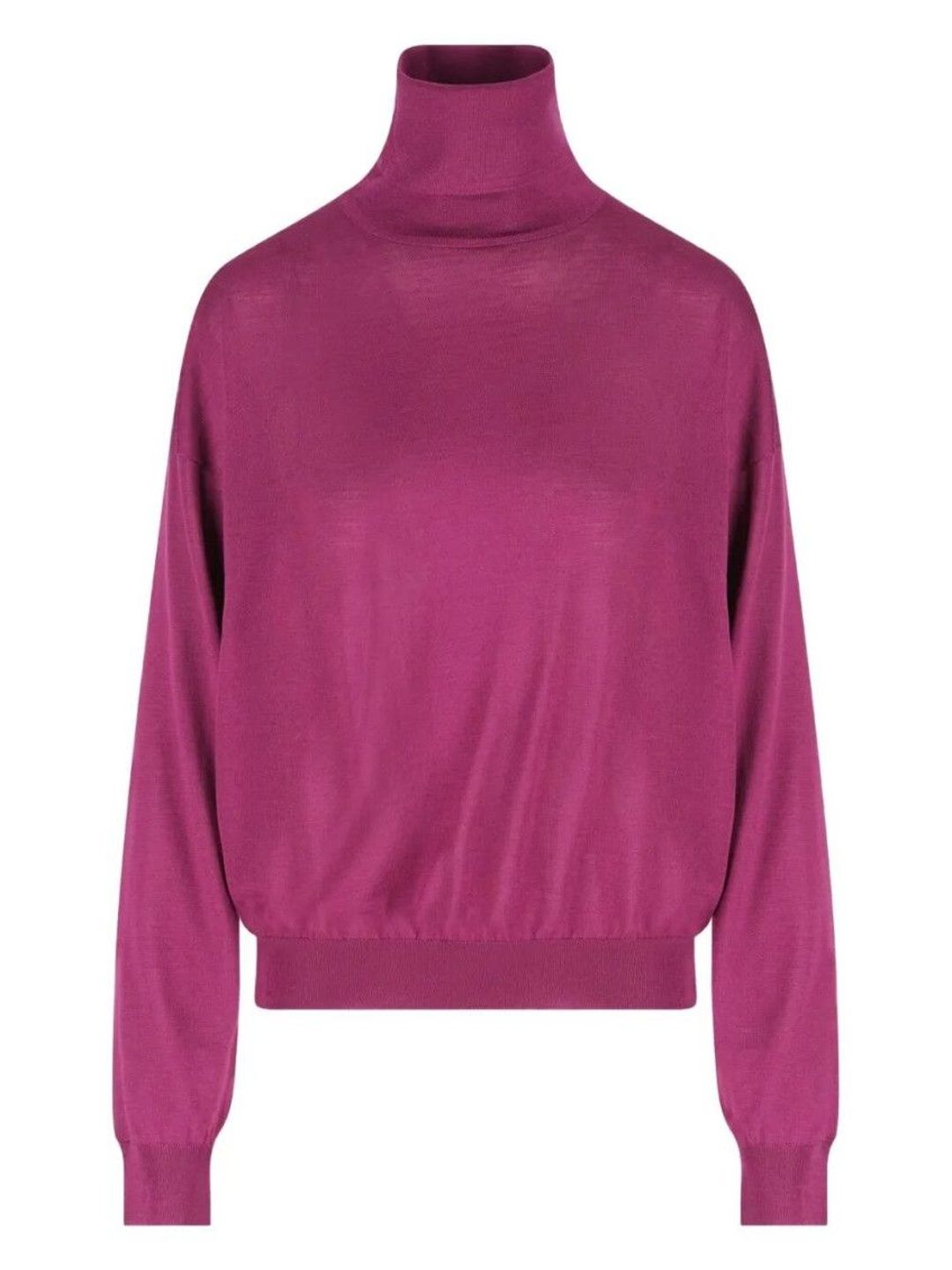 saint laurent Magenta High-Neck Sweater-picture-34