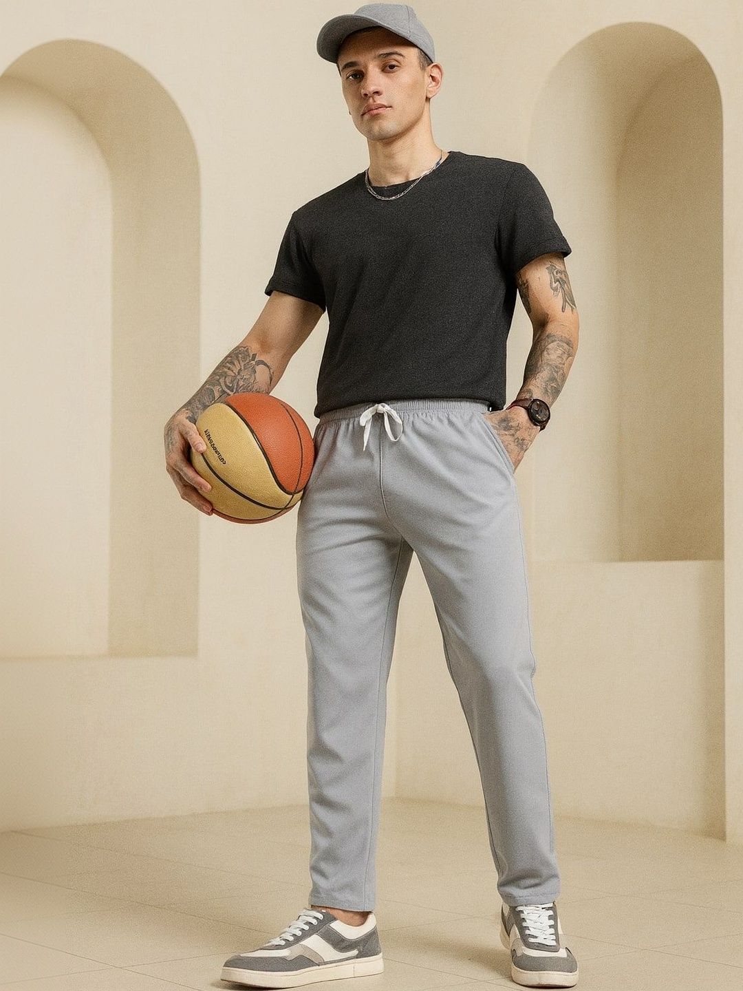 SZN Men Regular Fit Training Track Pants-picture-25
