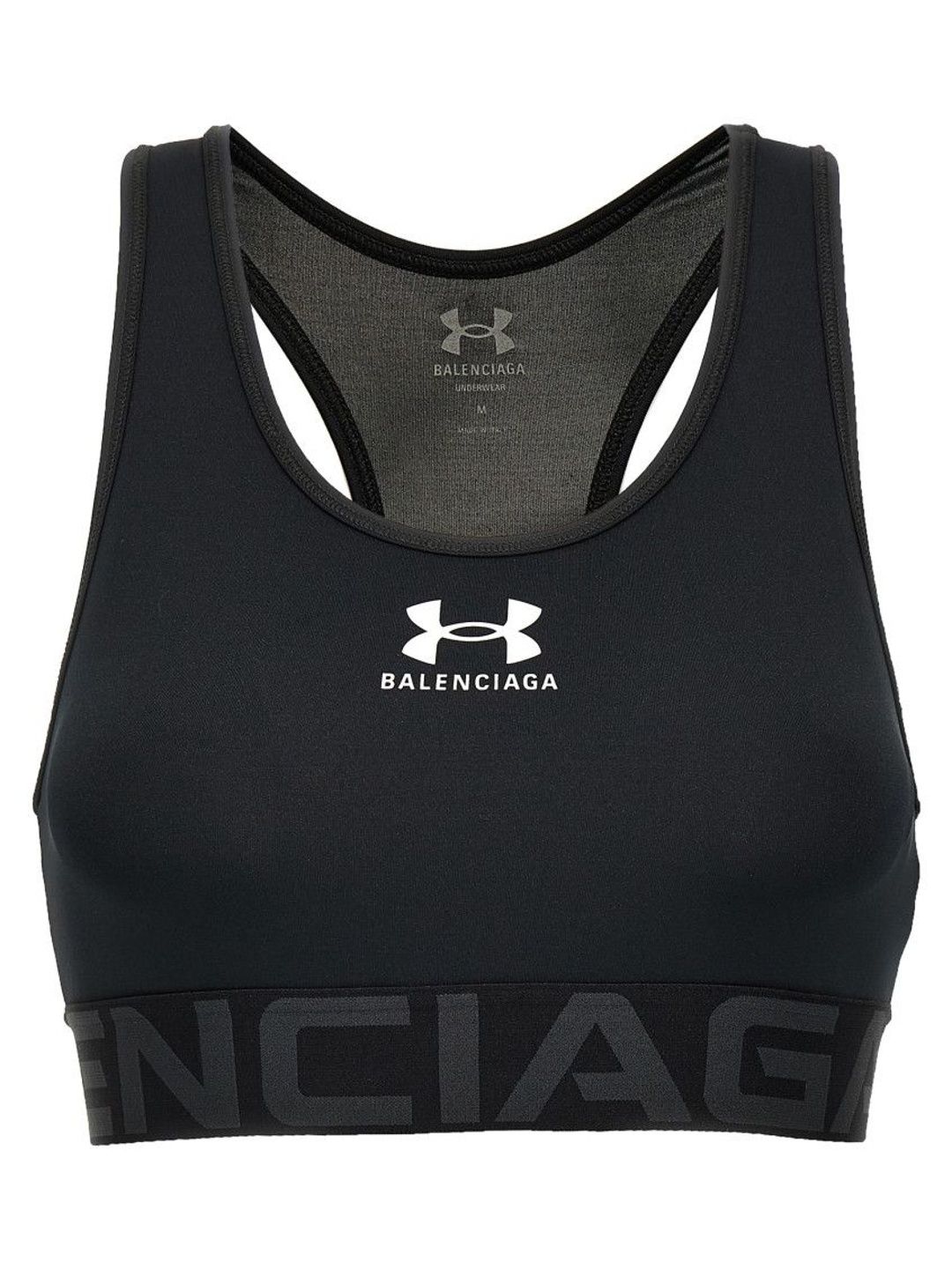 Balenciaga Women Black Sports Bra-picture-13