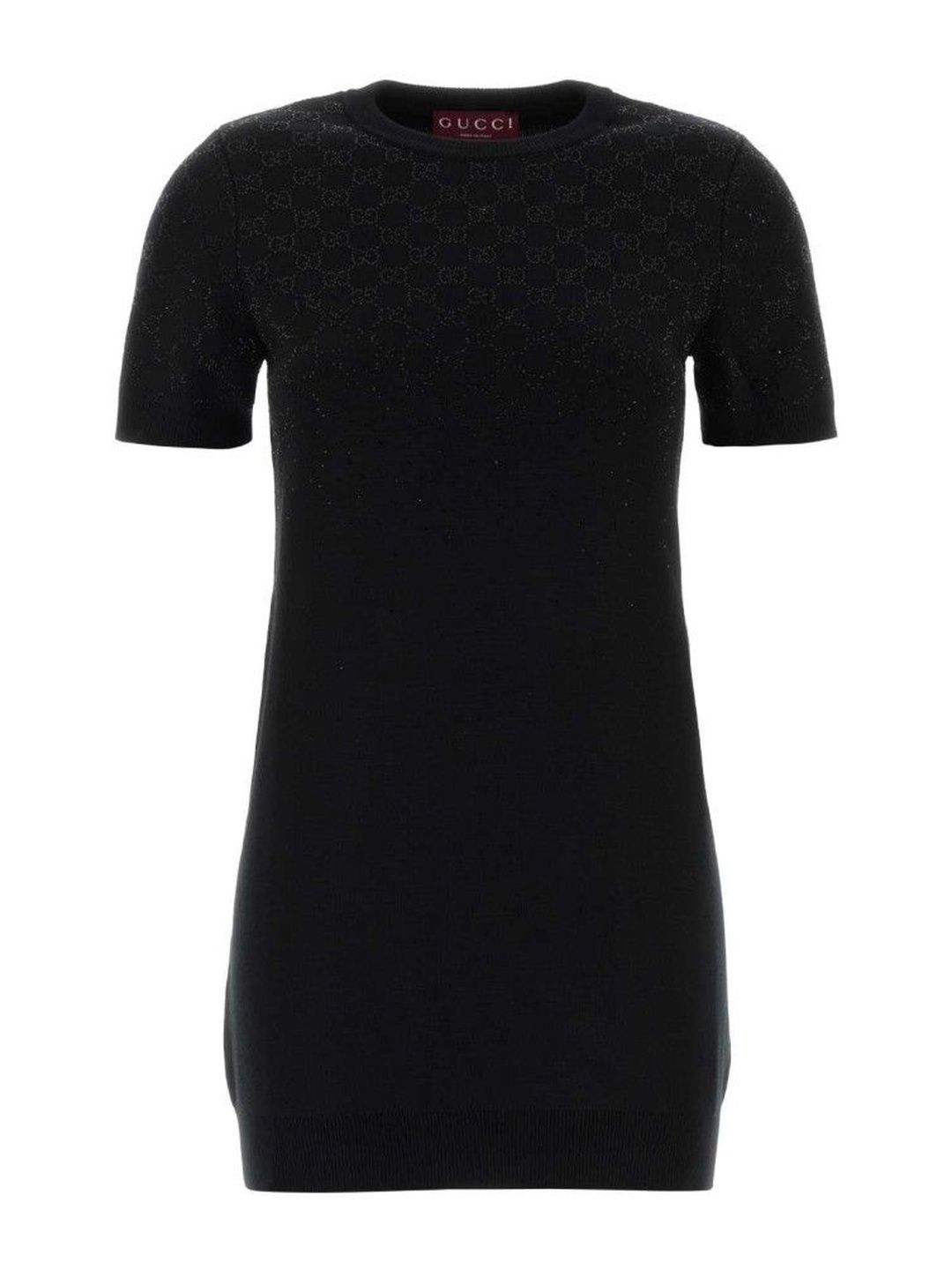 Gucci Black Crew Neck Mini Dress-picture-18