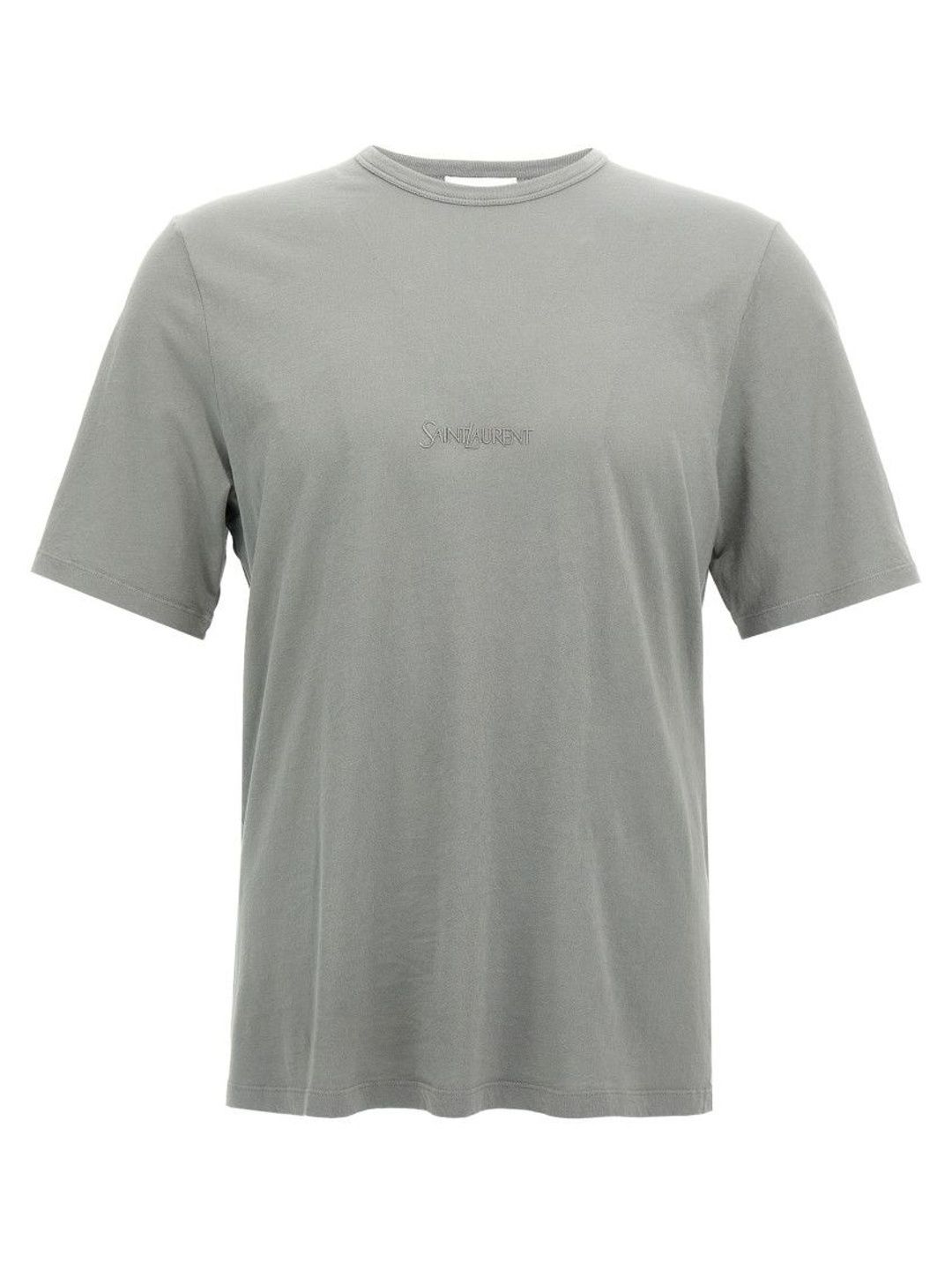 saint laurent Grey Logo T-shirt-picture-43