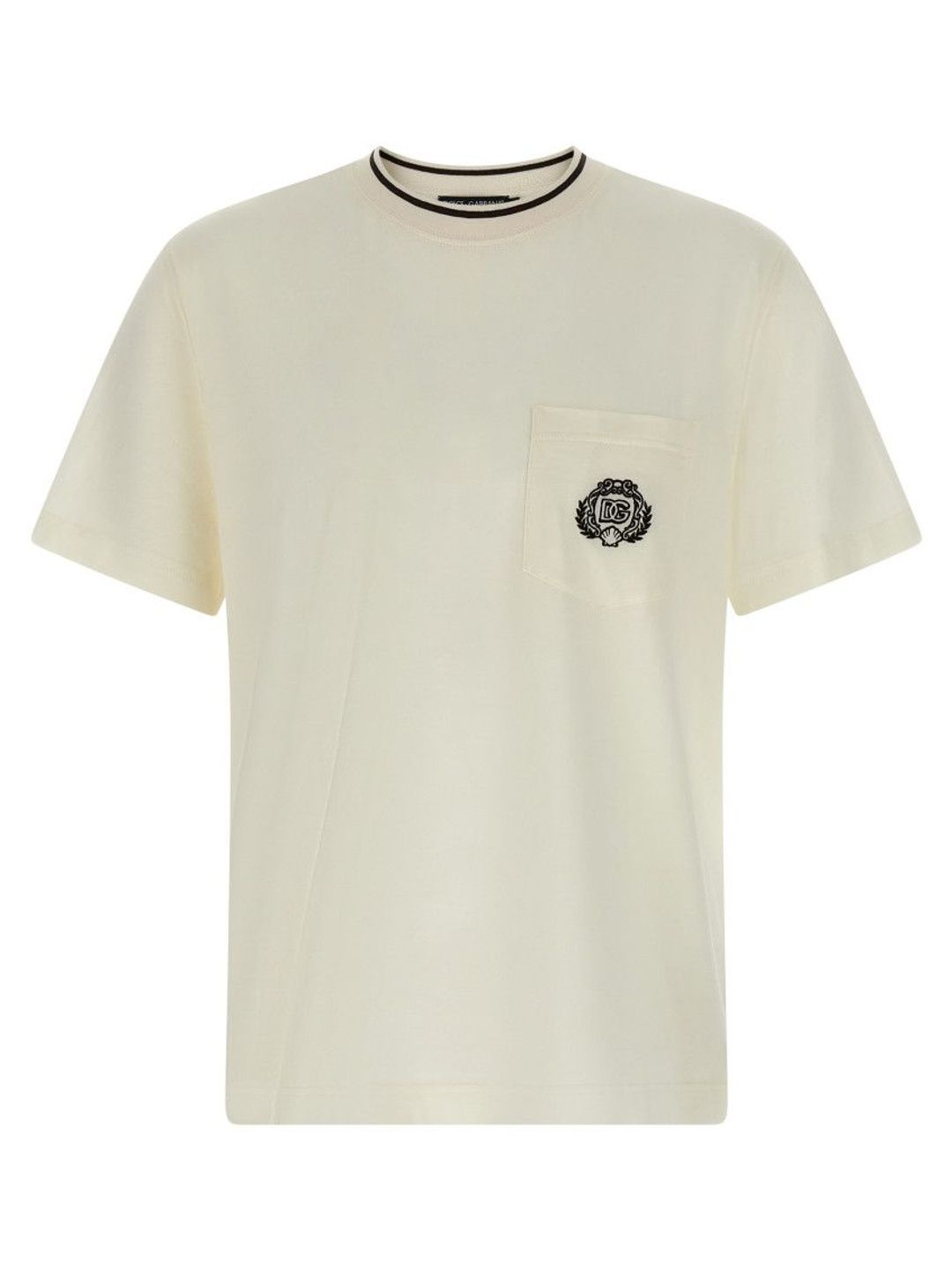 Dolce & Gabbana Round Neck Short Sleeves Cotton T-Shirt-picture-30