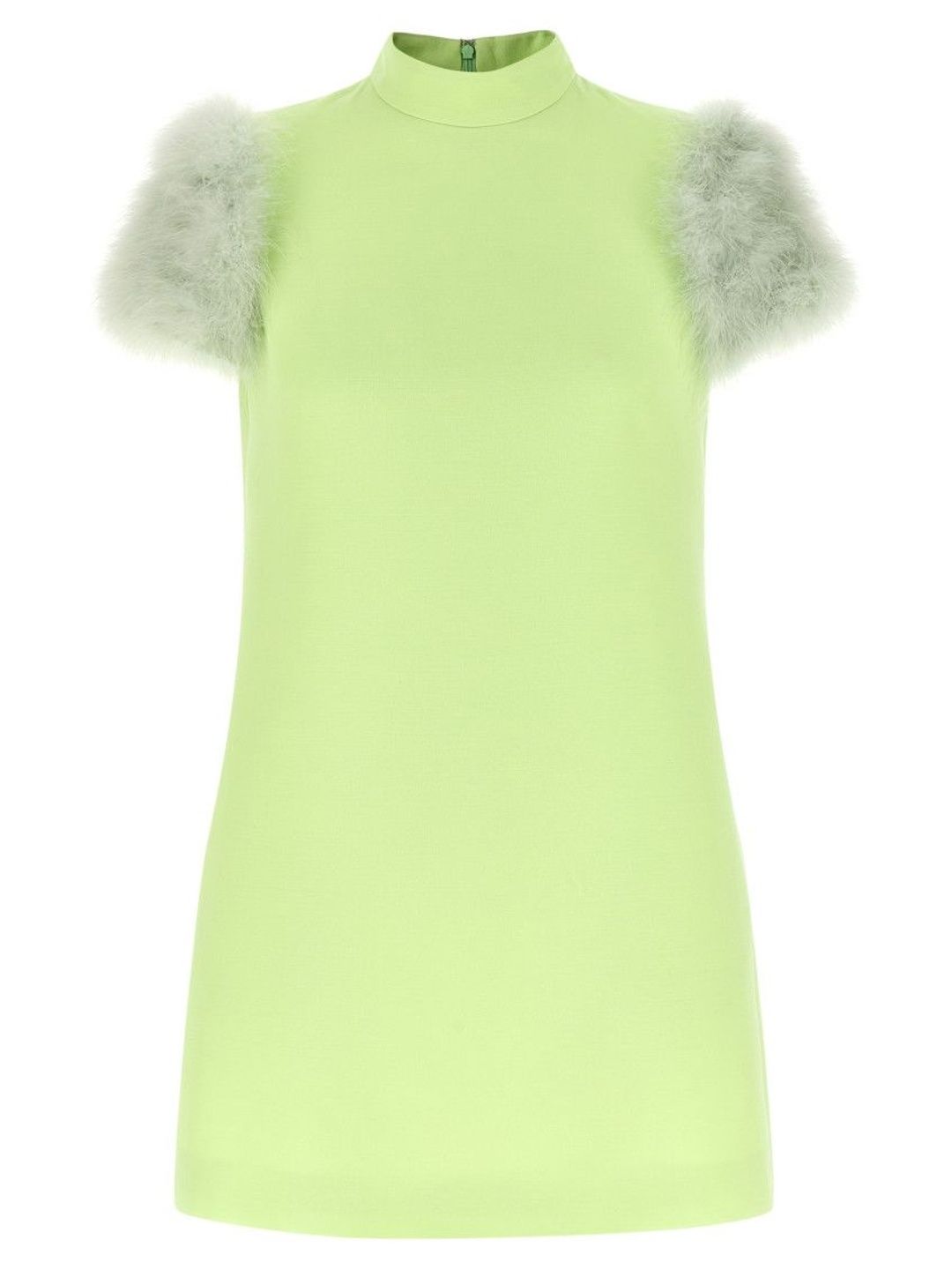 Valentino Green Crpe Mini Dress-picture-49