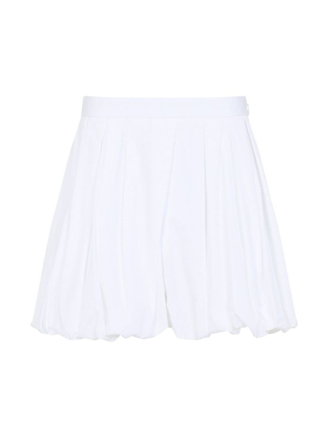 White Cotton Shorts-image-41