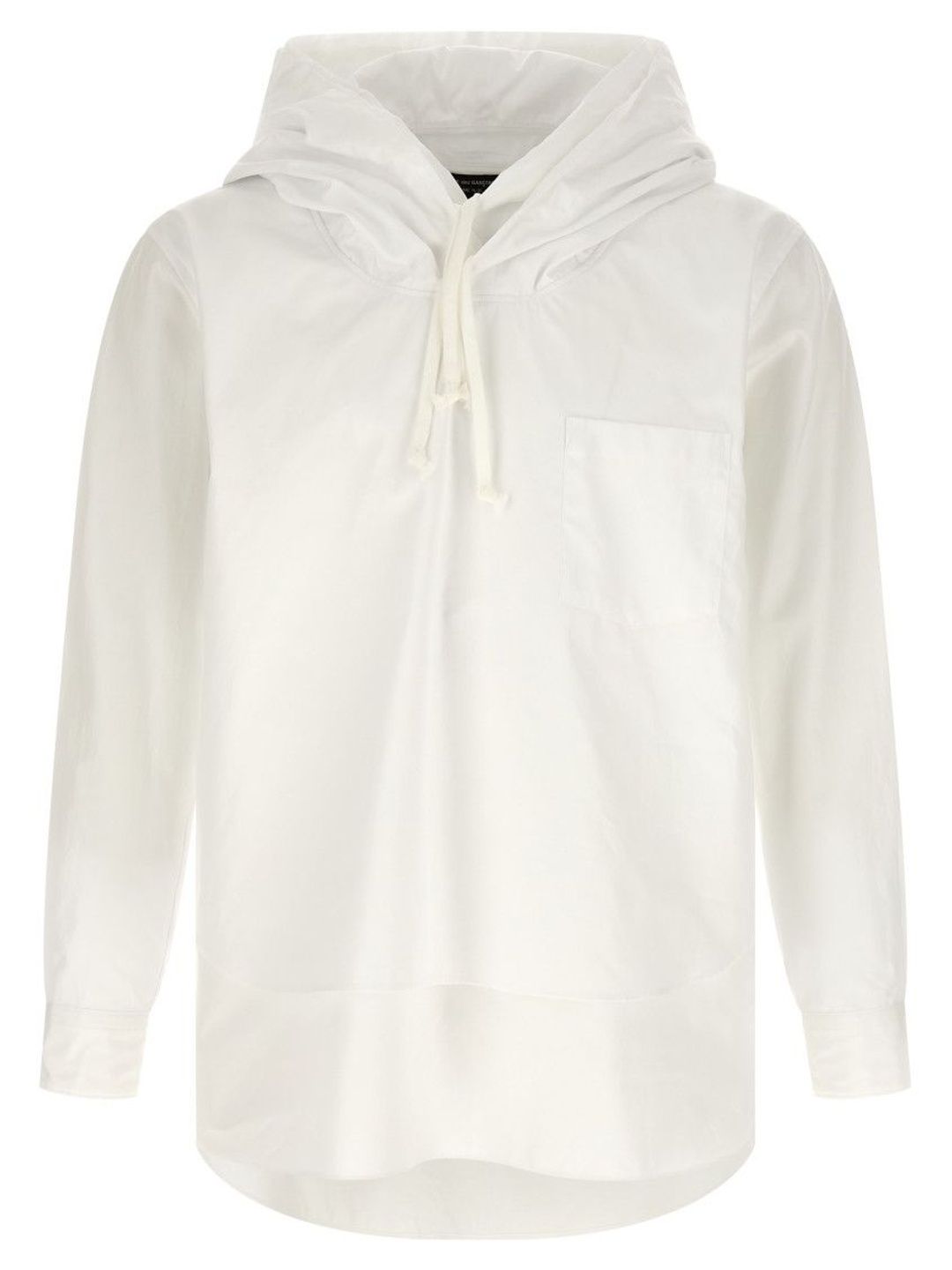 comme des garcons White Double Layer Hoodie-picture-49