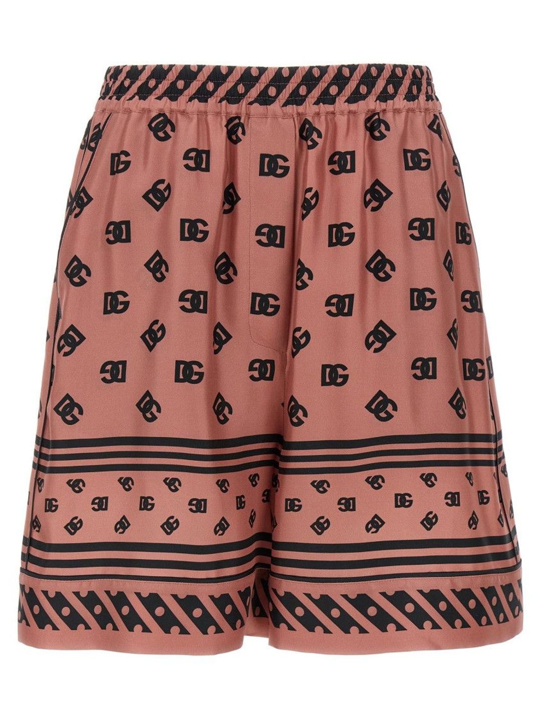 dolce & gabbana Pink Silk bermuda shorts-picture-46