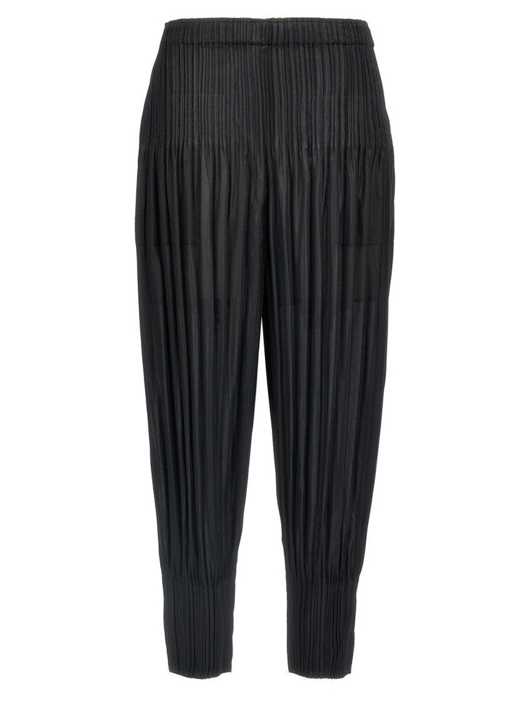 issey miyake Black Fluffy Basics pants-picture-50