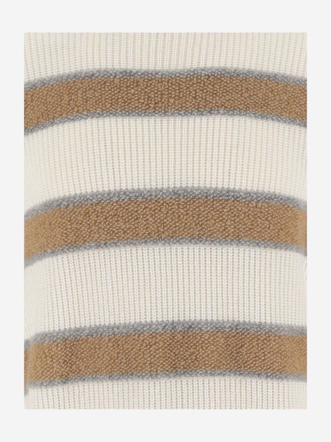 Multi Color Crewneck Striped Sweater-image-45