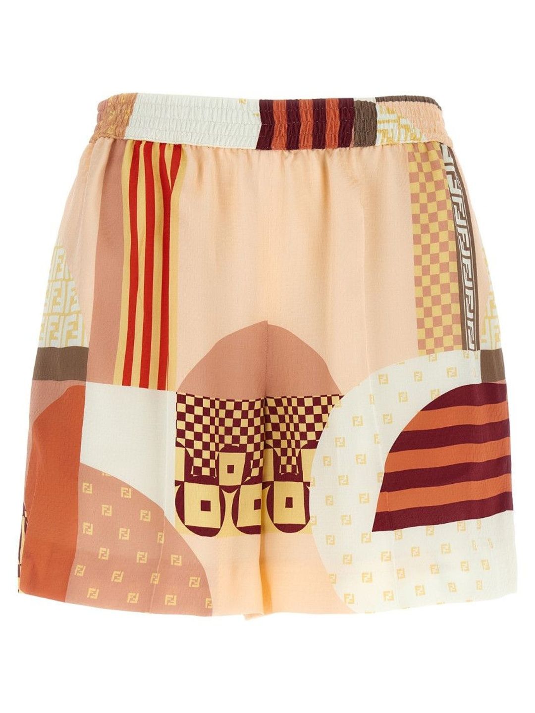 fendi Multicolor Silk shorts-picture-36