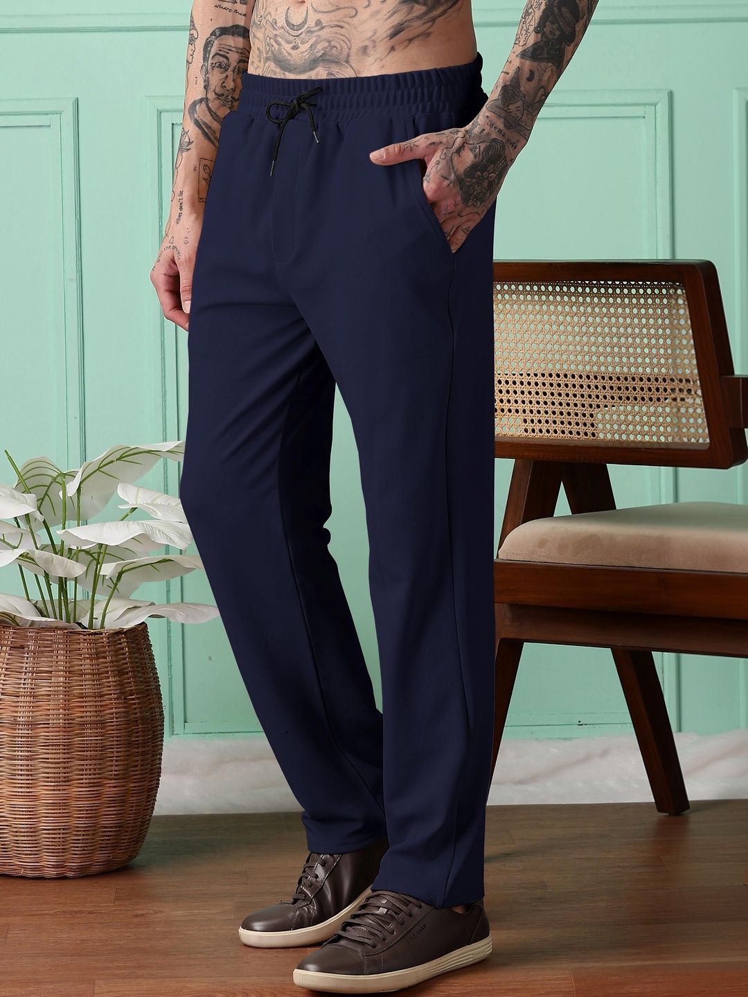 R.Code by The Roadster Life Co. Men Regular Fit Training Track Pants