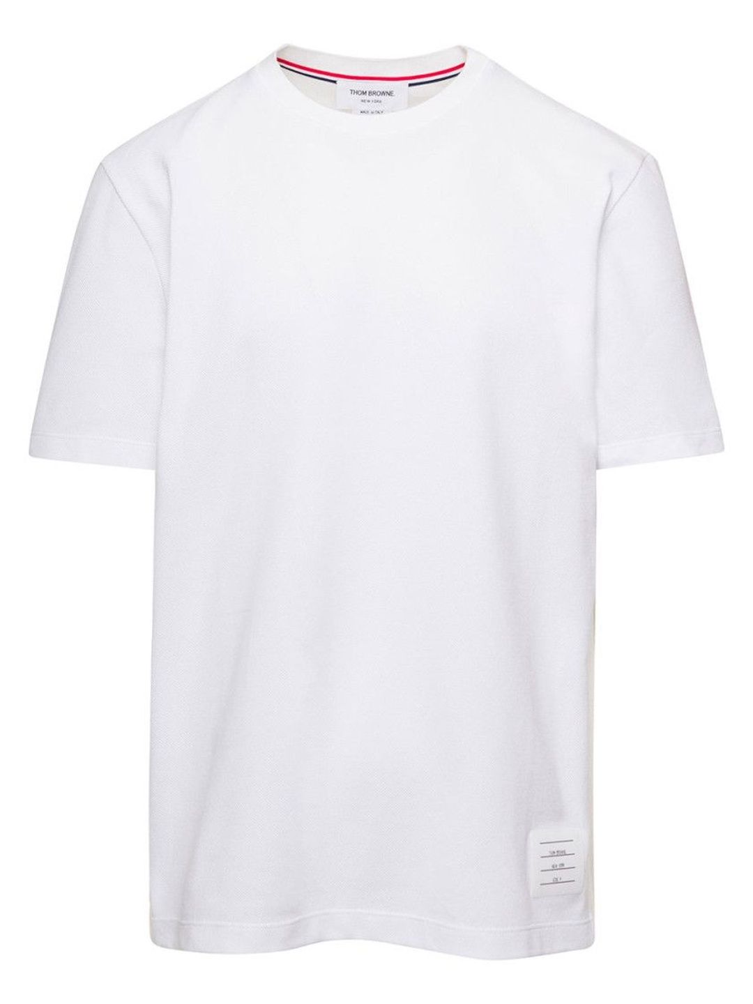 White Logo Patch T-Shirt-image-8