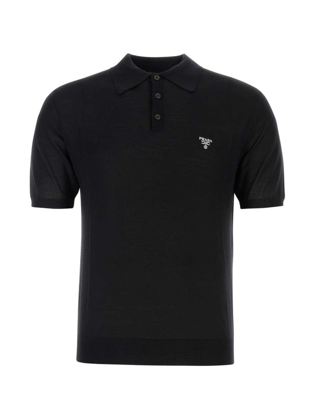 Black Logo Polo Shirt-image-1