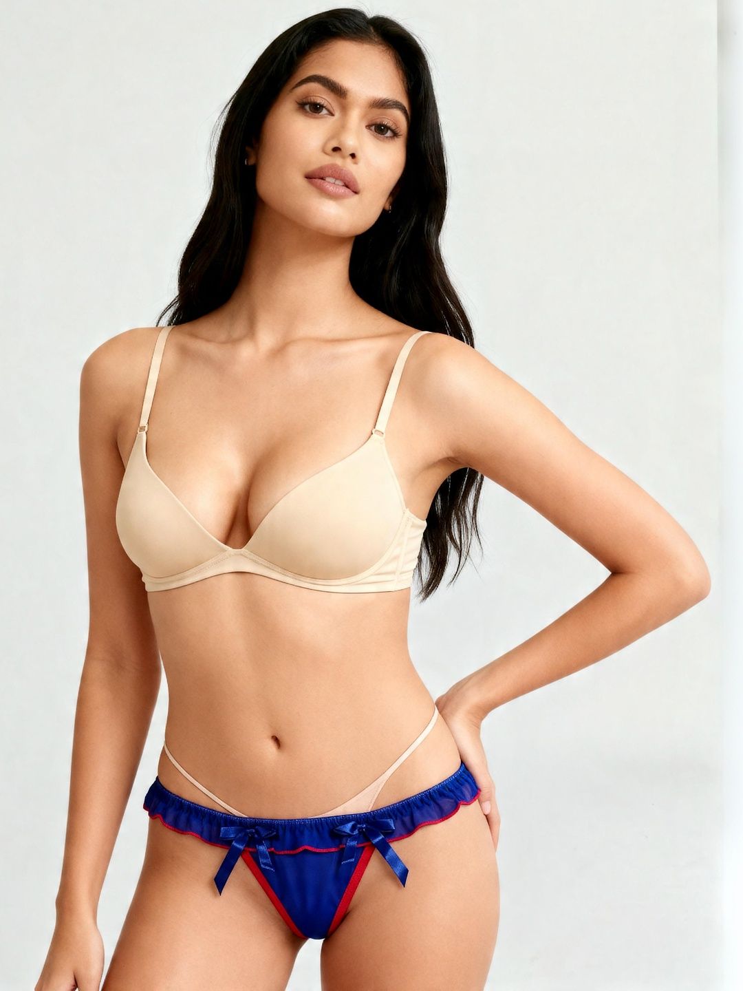 Laceandme Women Frills Thongs-picture-50
