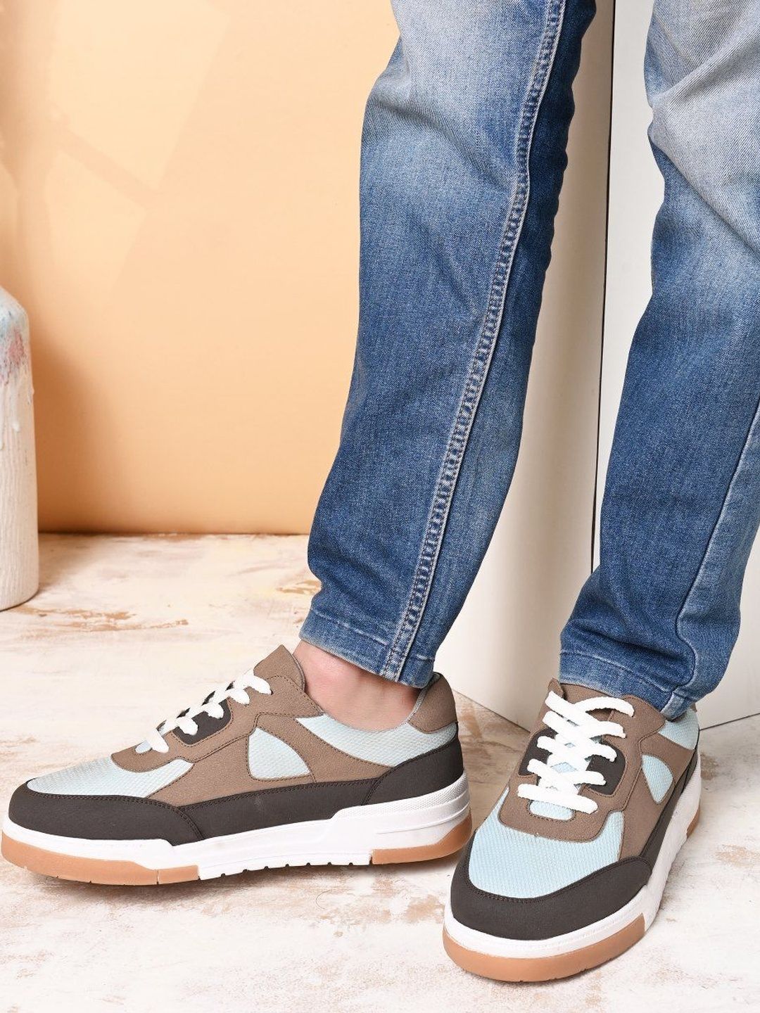 The Roadster Lifestyle Co Men Colourblocked Round Toe Sneakers Casual Shoes-picture-41