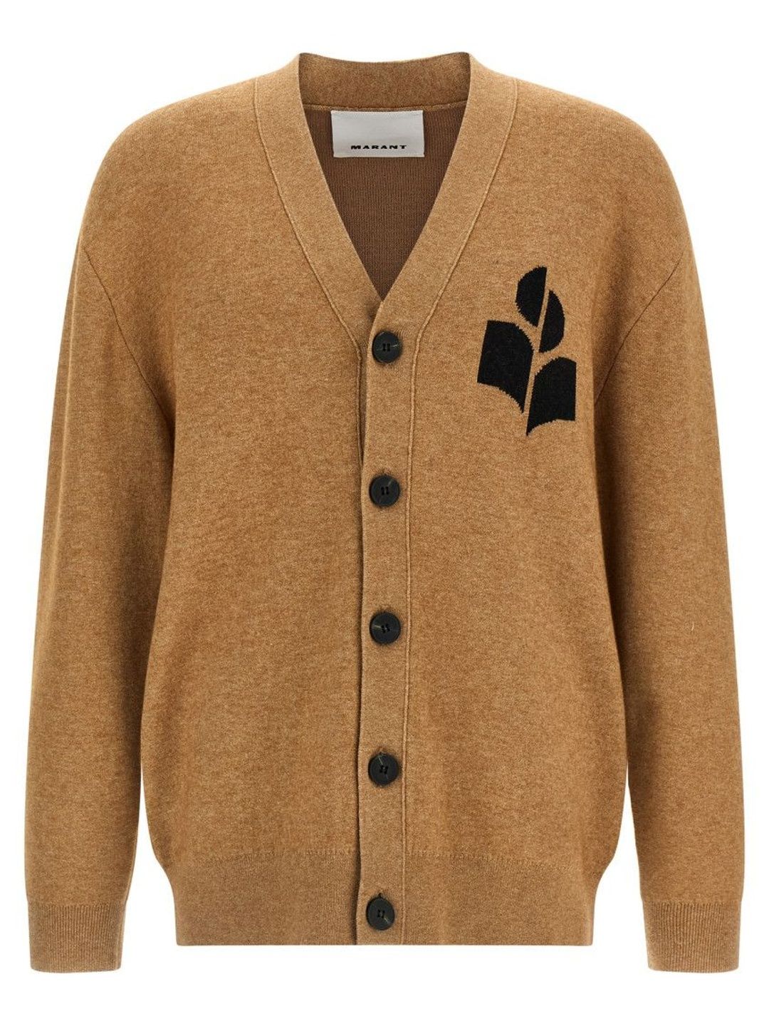 Isabel Marant Men Beige Logo Cardigan Sweaters-image-34