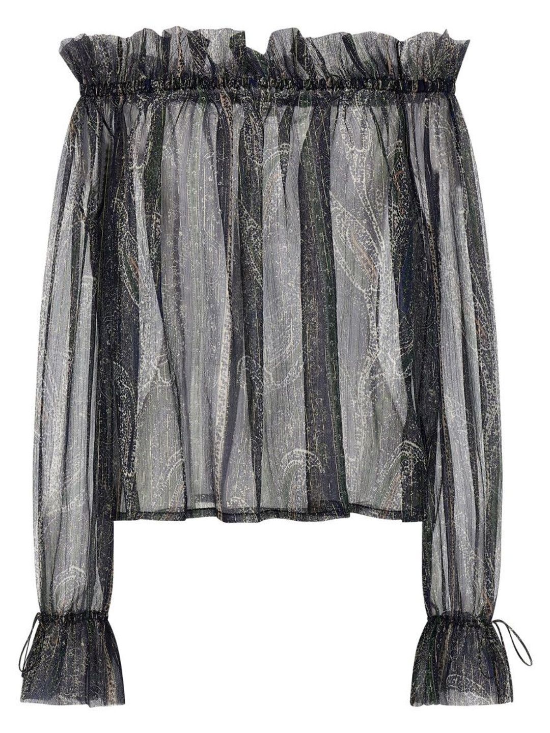 Saint Laurent Lurex Silk Blouse-image-48