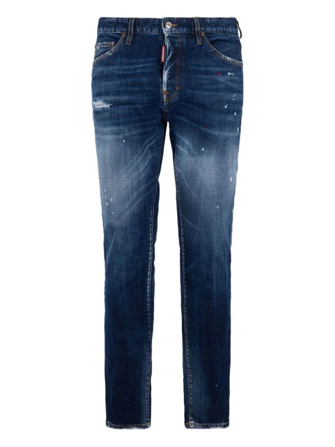 Blue Distressed Jeans-image-9