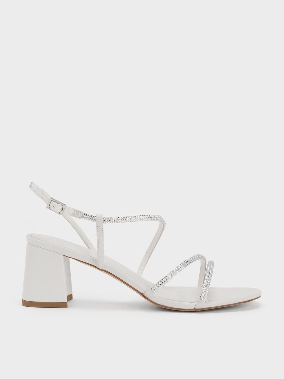 CHARLES & KEITH Embellished Party Block Sandals-picture-47