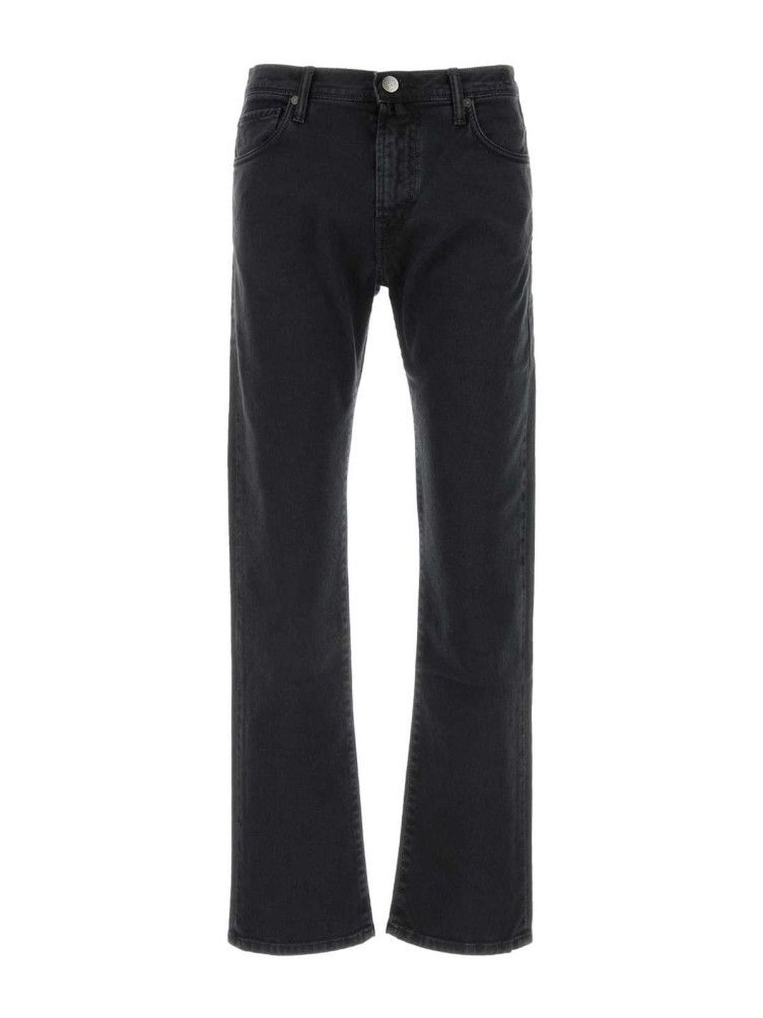 incotex Black stretch denim jeans-picture-24