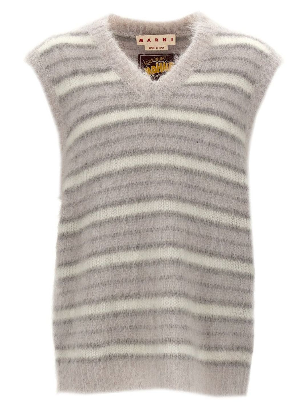 Marni Men Grey V Neck Sweater-picture-54
