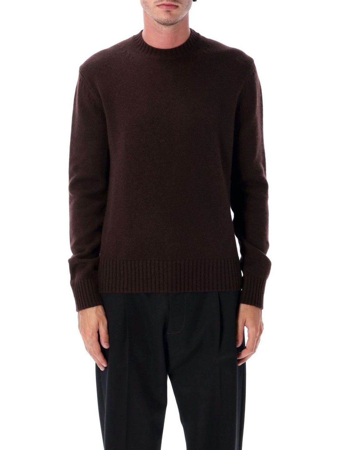 tom ford Brown Crewneck Solid Sweater-picture-44