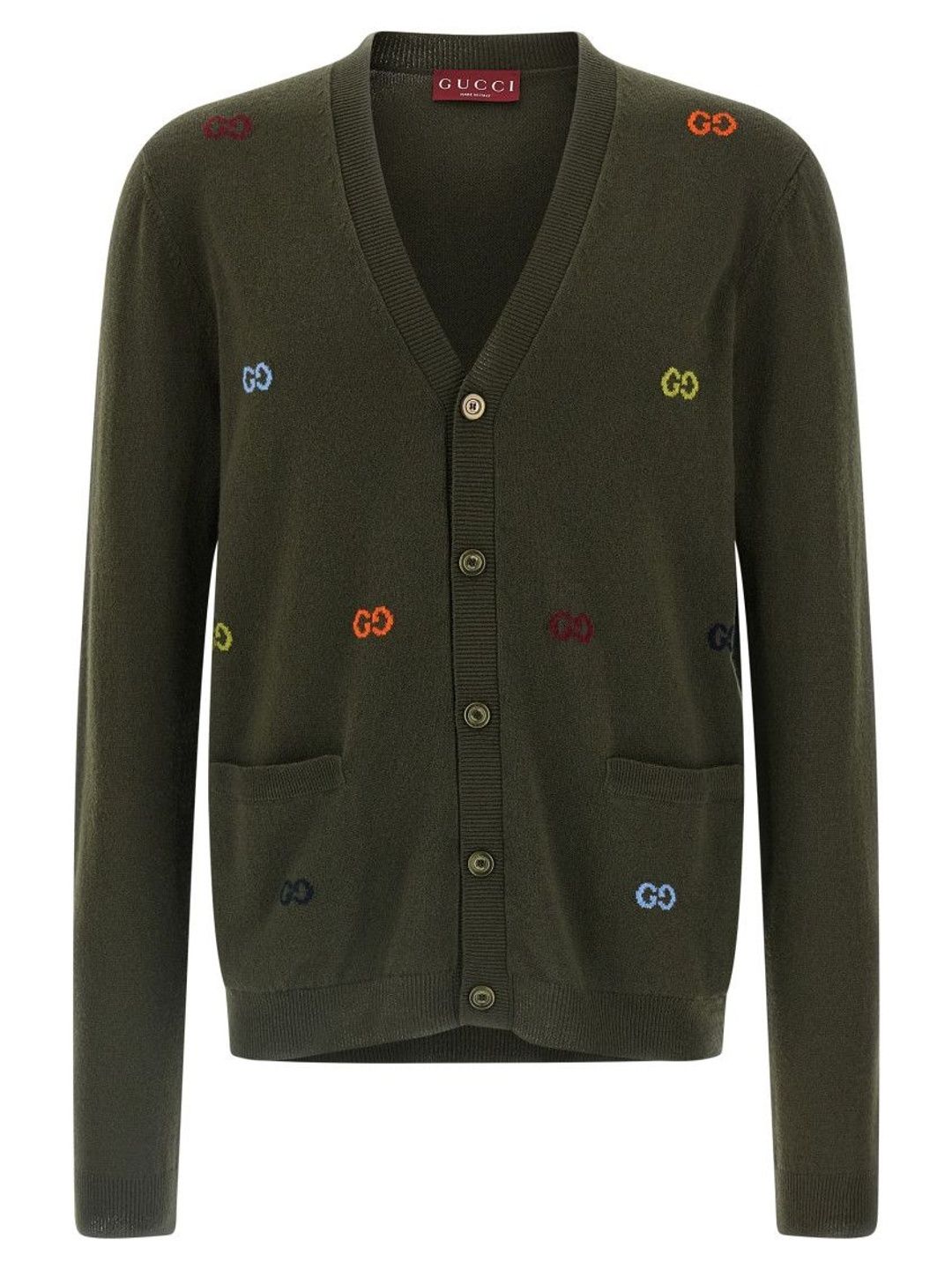gucci Green Logo Cardigan-picture-26