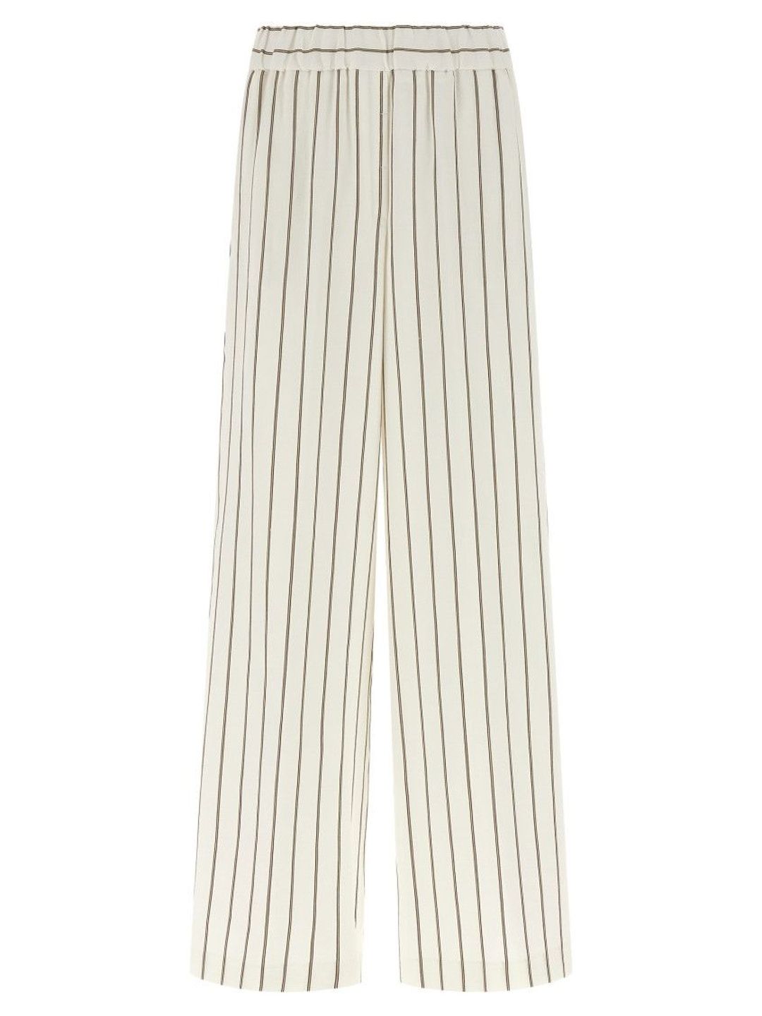 peserico White Pinstriped twill pants-picture-39