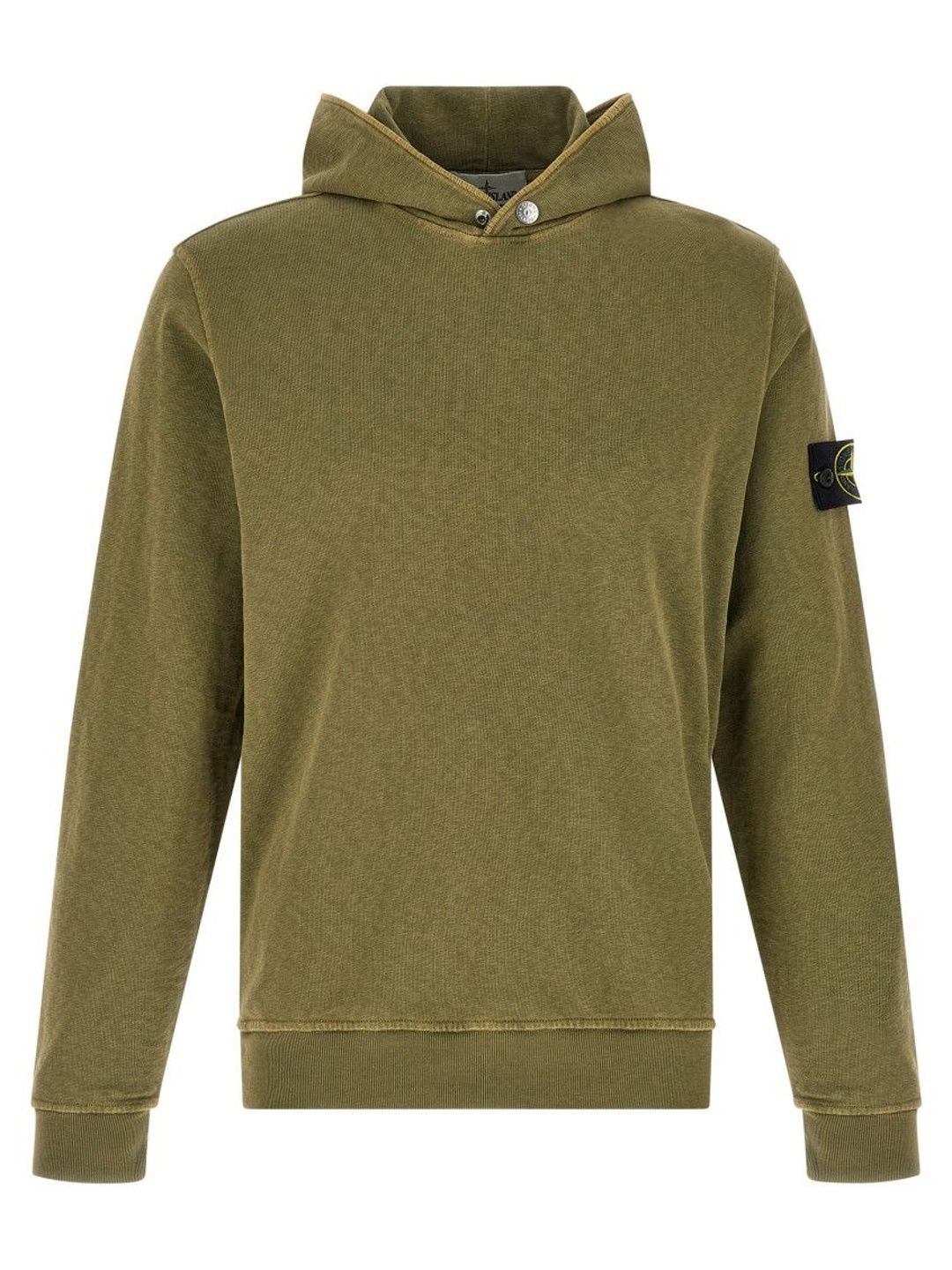 stone island Green Logo Badge Hoodie-picture-41
