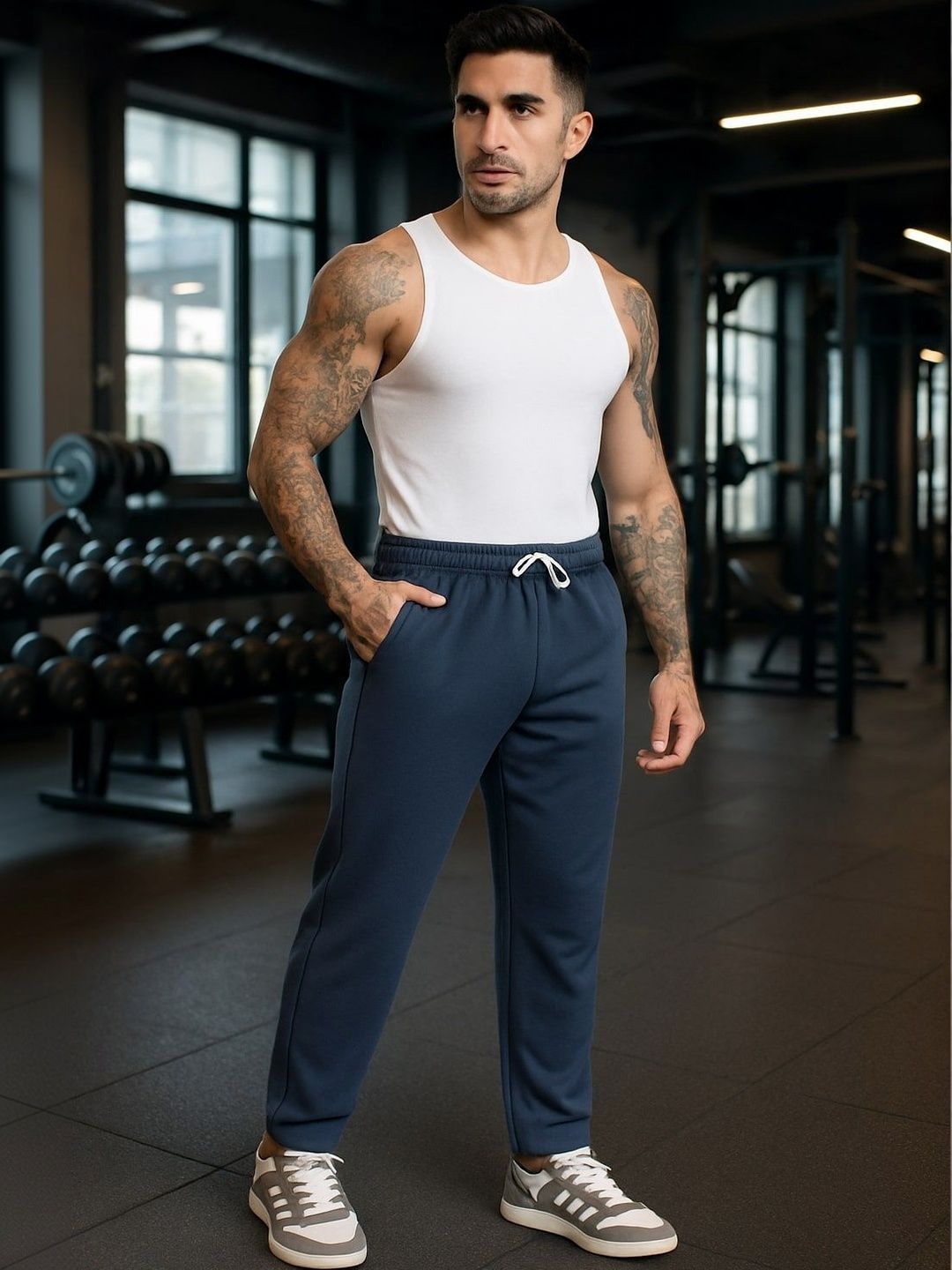 SZN Men Regular Fit Training Track Pants-picture-32