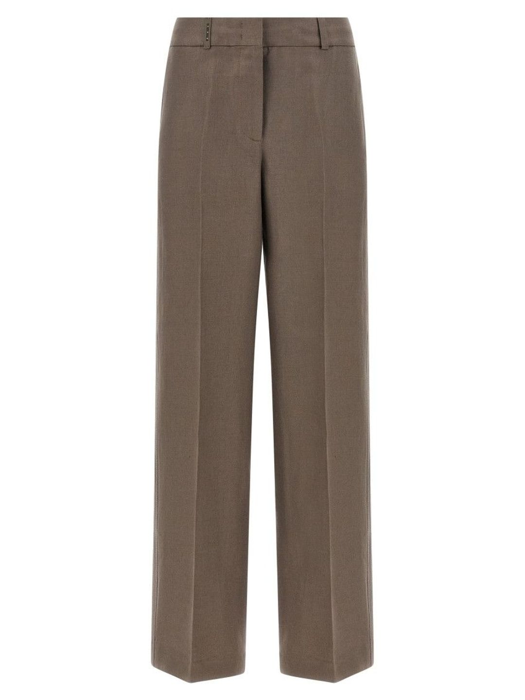 Brown Linen trousers-image-0