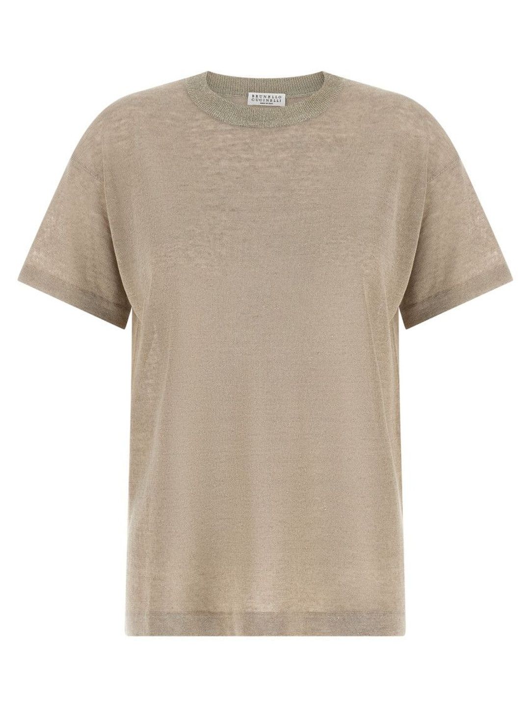 brunello cucinelli Beige Dazzling Collar Sweater-picture-19