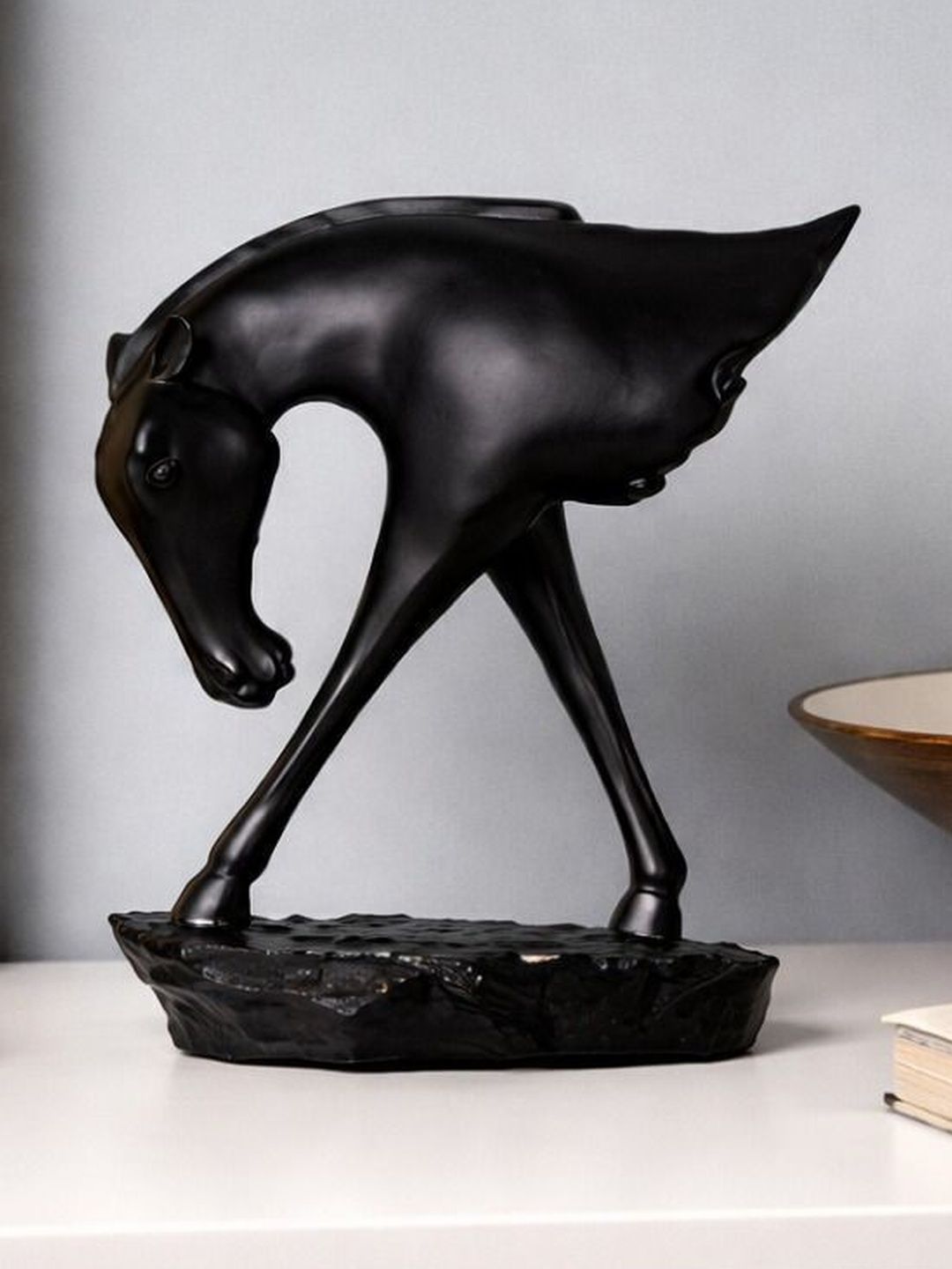 bosco Black Figurine Showpiece-picture-54